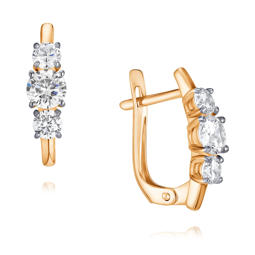 

Серьги из красного золота с фианитом ADAMAS 24039149/01-А50Д-72, 24039149/01-А50Д-72