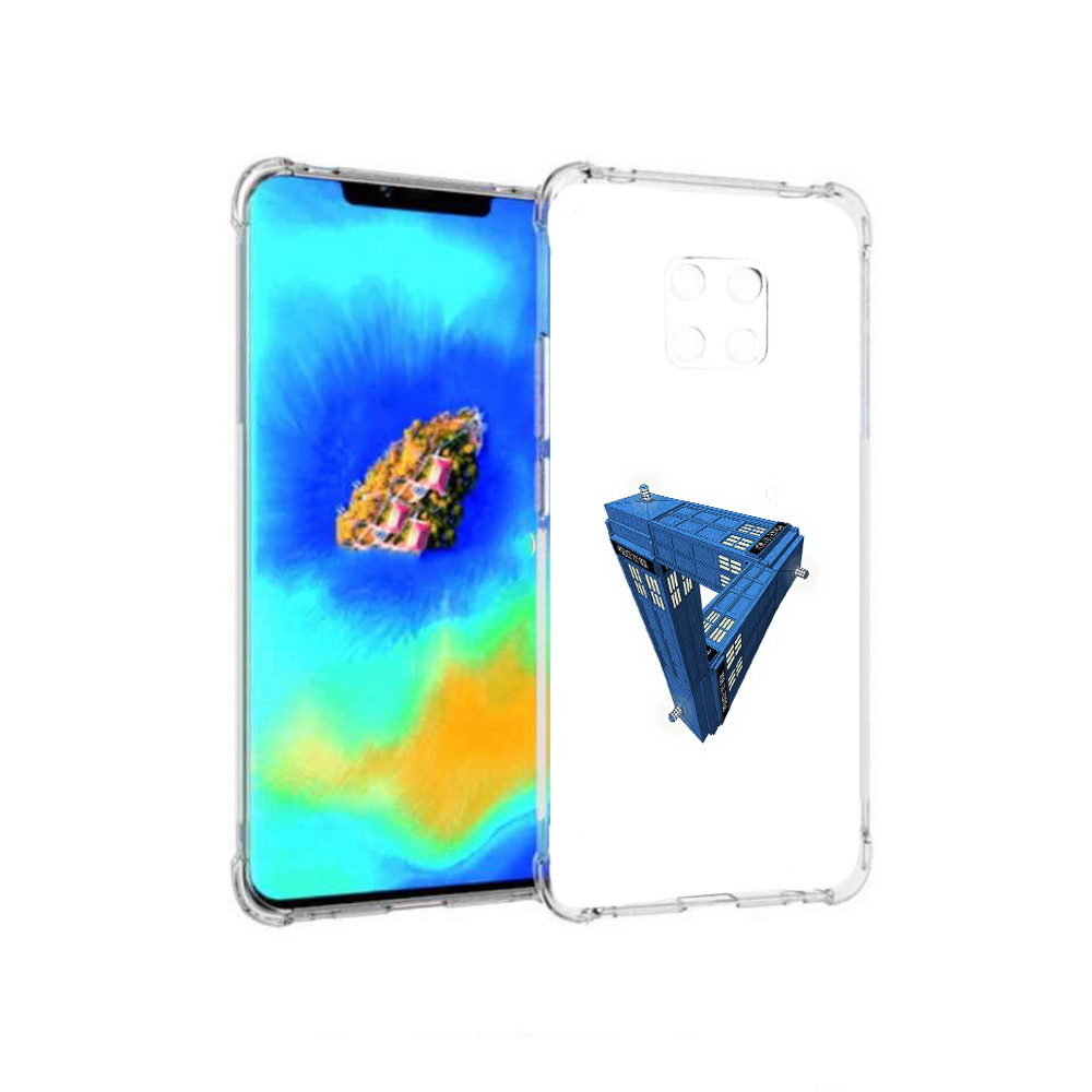 

Чехол MyPads головолока абстракция для Huawei Mate 20 Pro, Прозрачный, Tocco