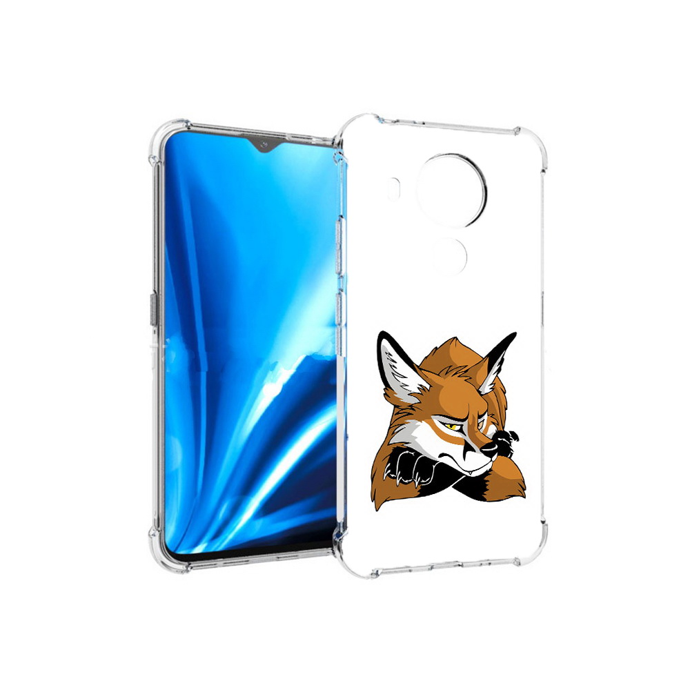 

Чехол MyPads Tocco для Nokia 5.4 фокс (PT156621.100.660), Прозрачный, Tocco