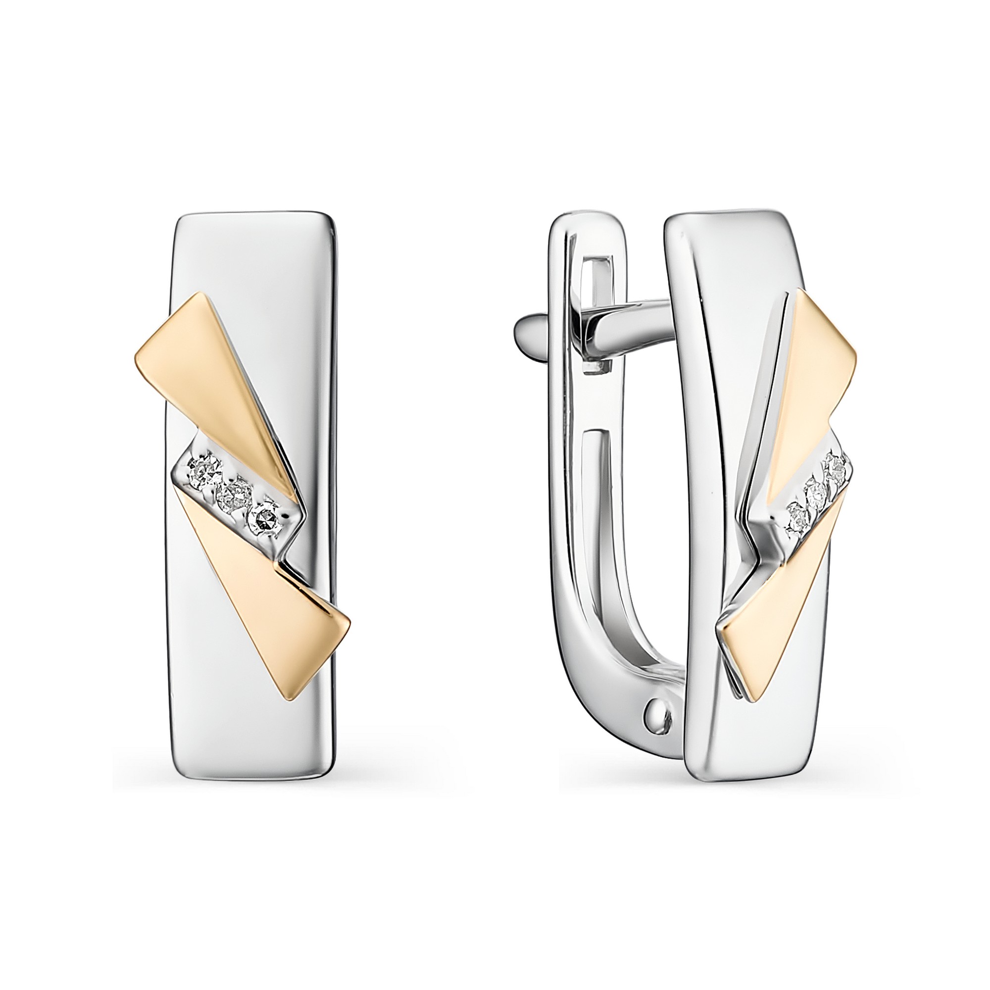 

Серьги из серебра с бриллиантом АЛЬКОР 02-1109/000Б-00, 02-1109/000Б-00