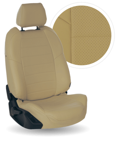 

Авточехлы Автопилот для KIA Picanto III c 2017 Экокожа / Темно-бежевый + Темно-бежевый, Экокожа