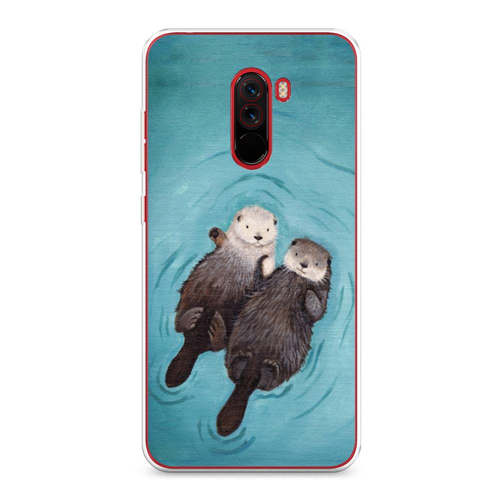 

Чехол Awog на Xiaomi Pocophone F1 "Парочка бобров", Разноцветный, 34450-10