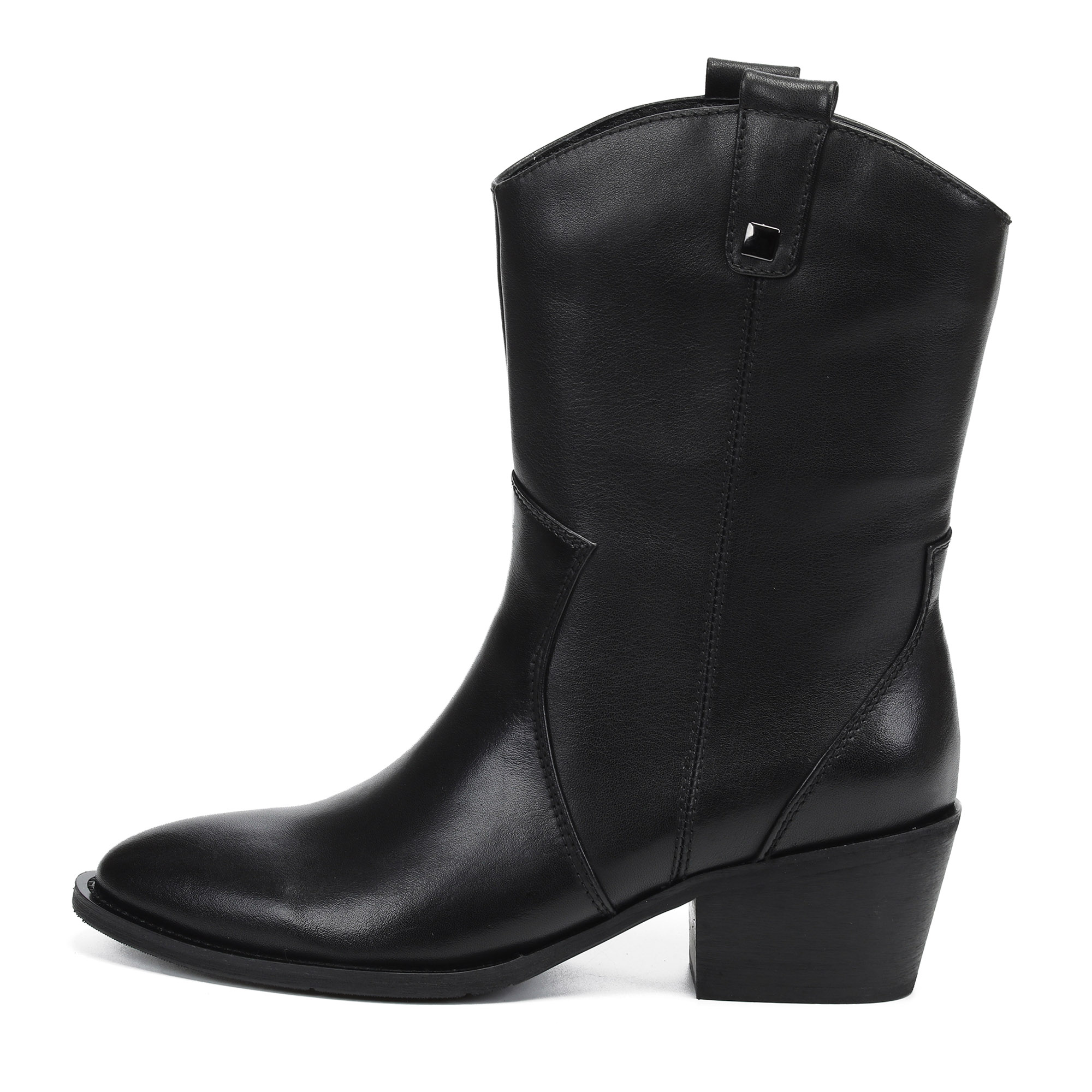 Полусапоги женские RESPECT PREMIUM VS32-185312 черные 35 RU 16103₽