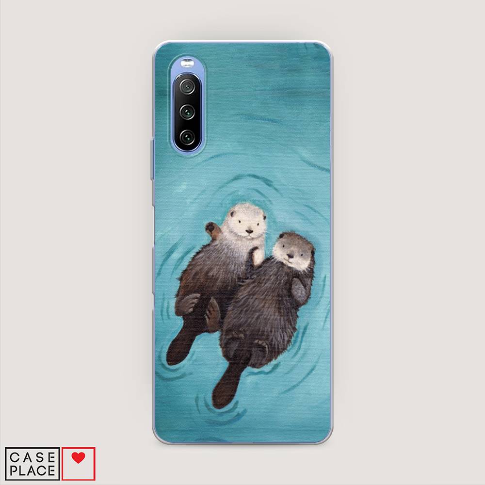 

Чехол Awog на Sony Xperia 10 III "Парочка бобров", Разноцветный, 54950-10