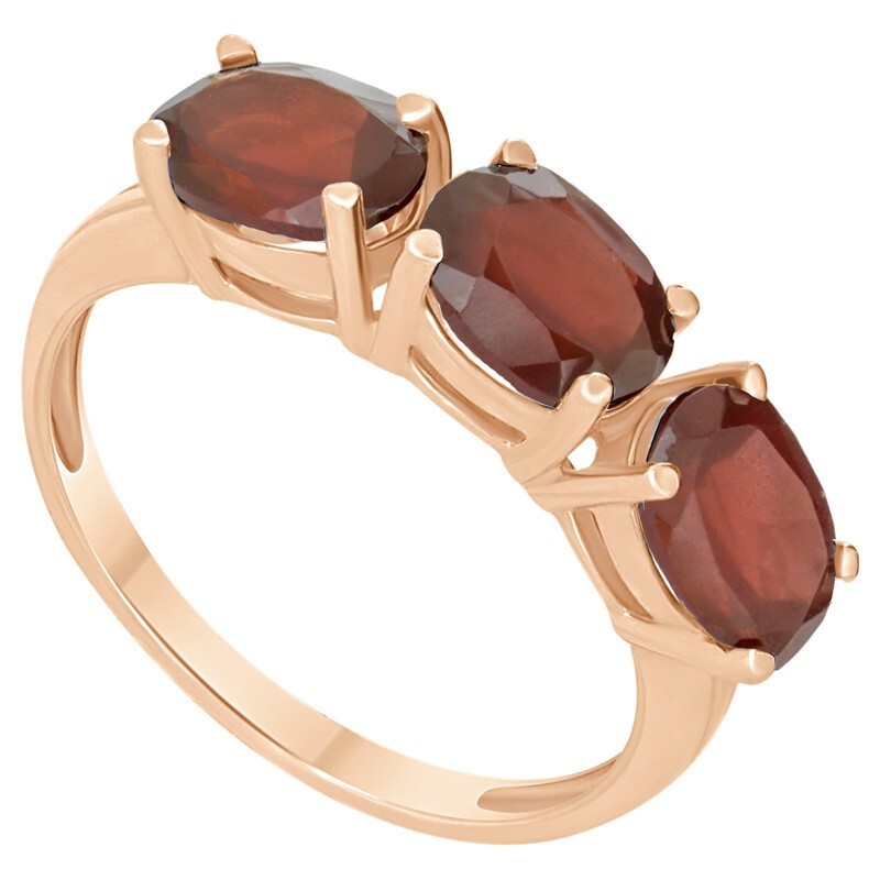 

Кольцо из серебра с гранатом р.21 LAZURIT-ONLINE 793002, 793002