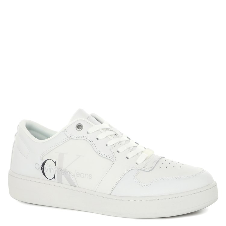 

Кеды мужские Calvin Klein Jeans YM0YM00367 белые 45 EU, YM0YM00367