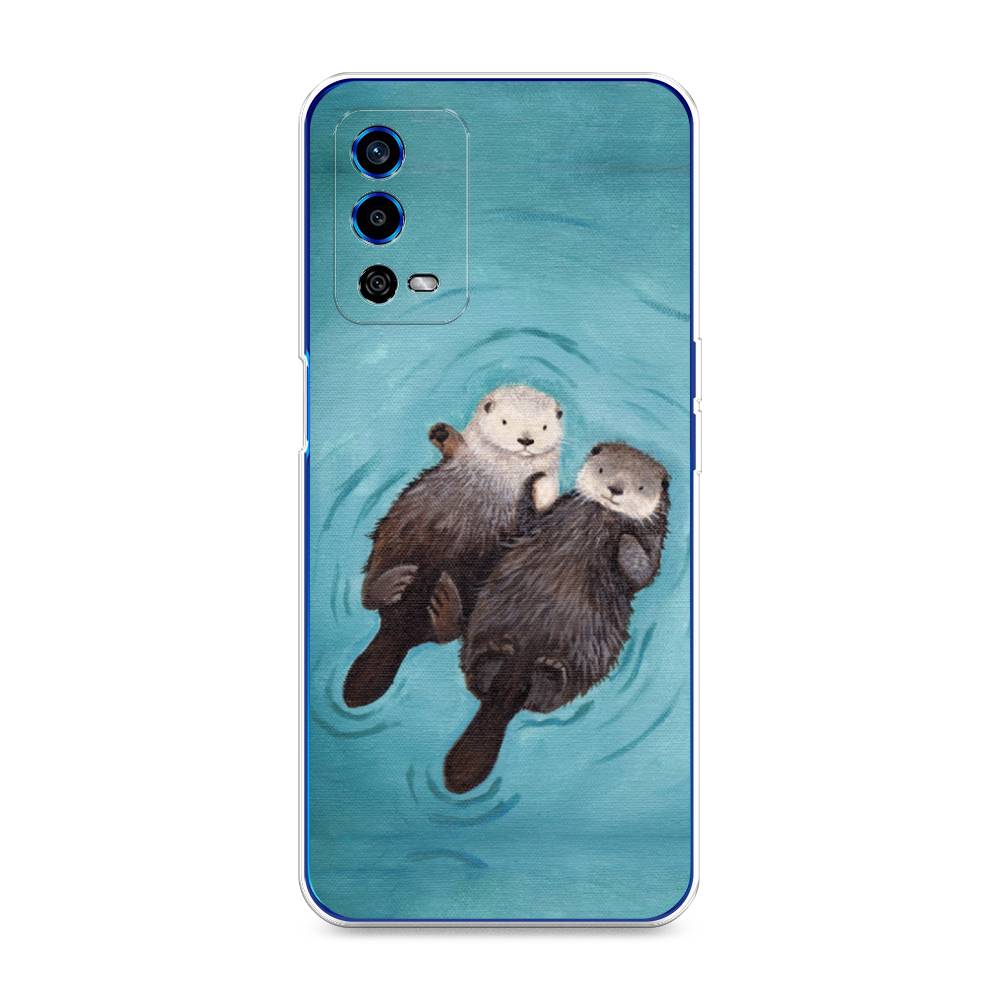 

Чехол Awog на Oppo A55 4G "Парочка бобров", Разноцветный, 259150-10