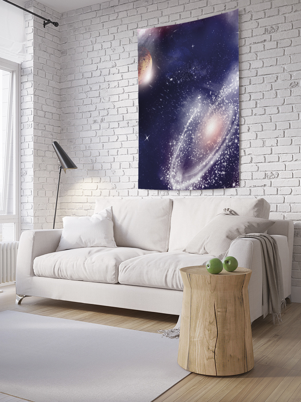 

Вертикальное фотопанно на стену JoyArty Далекая галактика 150x200 см, Далекая галактика