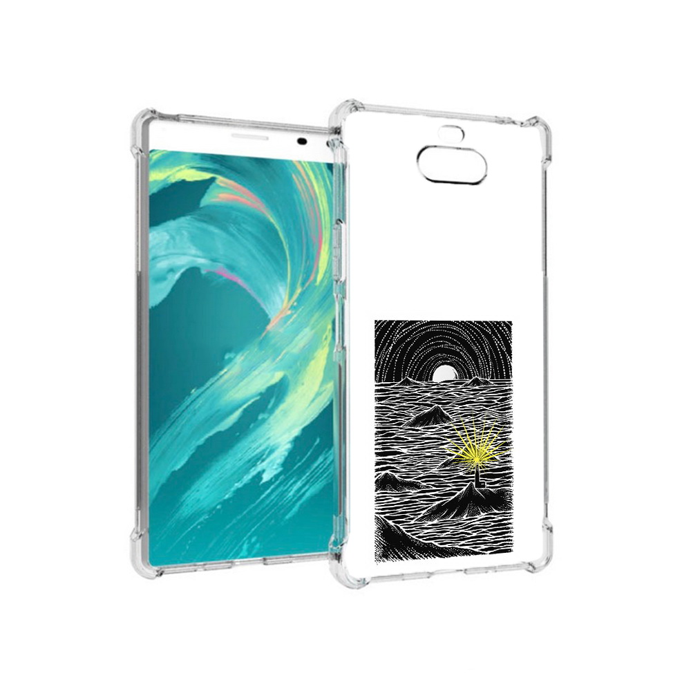 

Чехол MyPads Tocco для Sony 8 маяк в черно белом море (PT140835.236.460), Прозрачный, Tocco