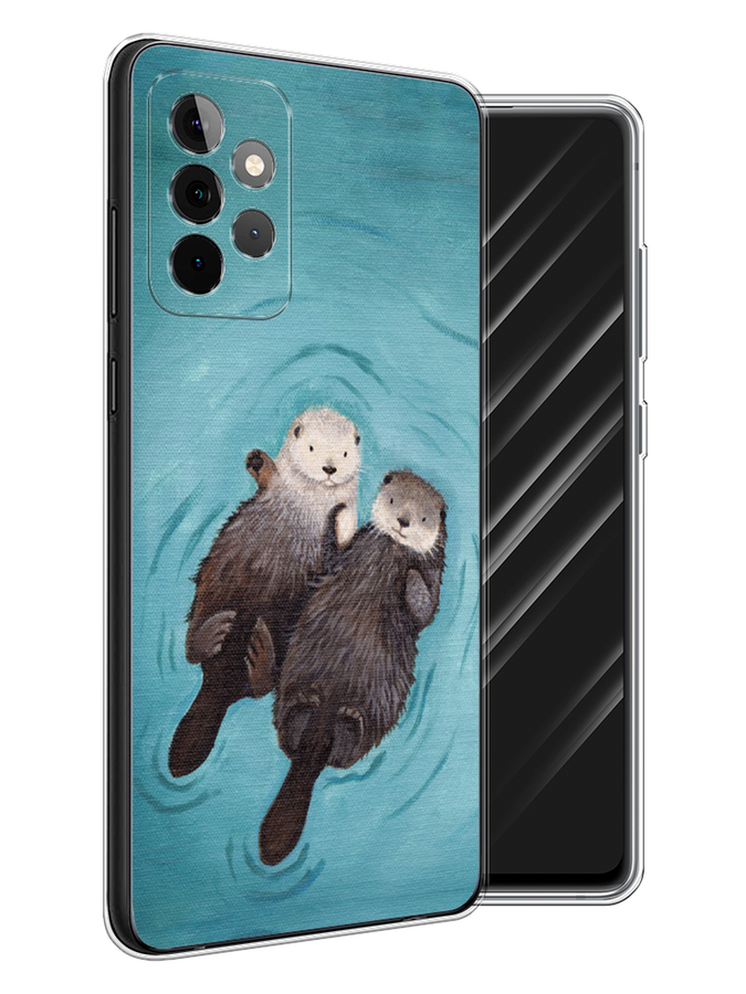 

Чехол Awog на Samsung Galaxy A72 / Самсунг A72 "Парочка бобров", Разноцветный, 2101950-10