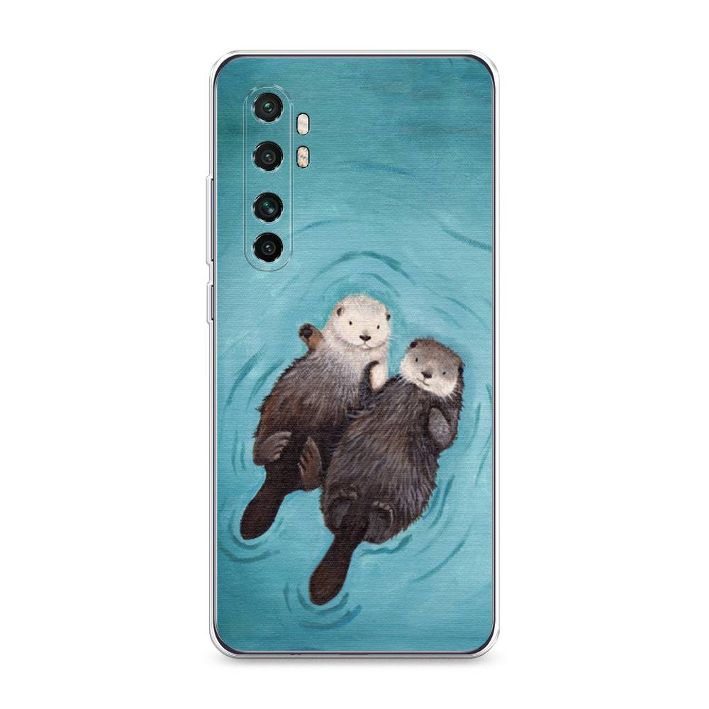 

Чехол Awog на Xiaomi Mi Note 10 lite "Парочка бобров", Разноцветный, 38450-10