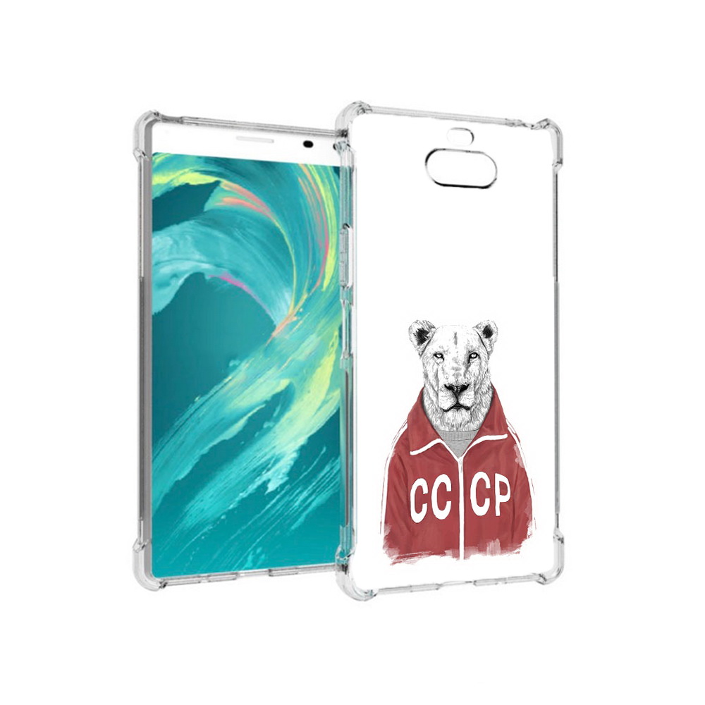 

Чехол MyPads Tocco для Sony 8 львица ссср (PT140835.236.450), Прозрачный, Tocco
