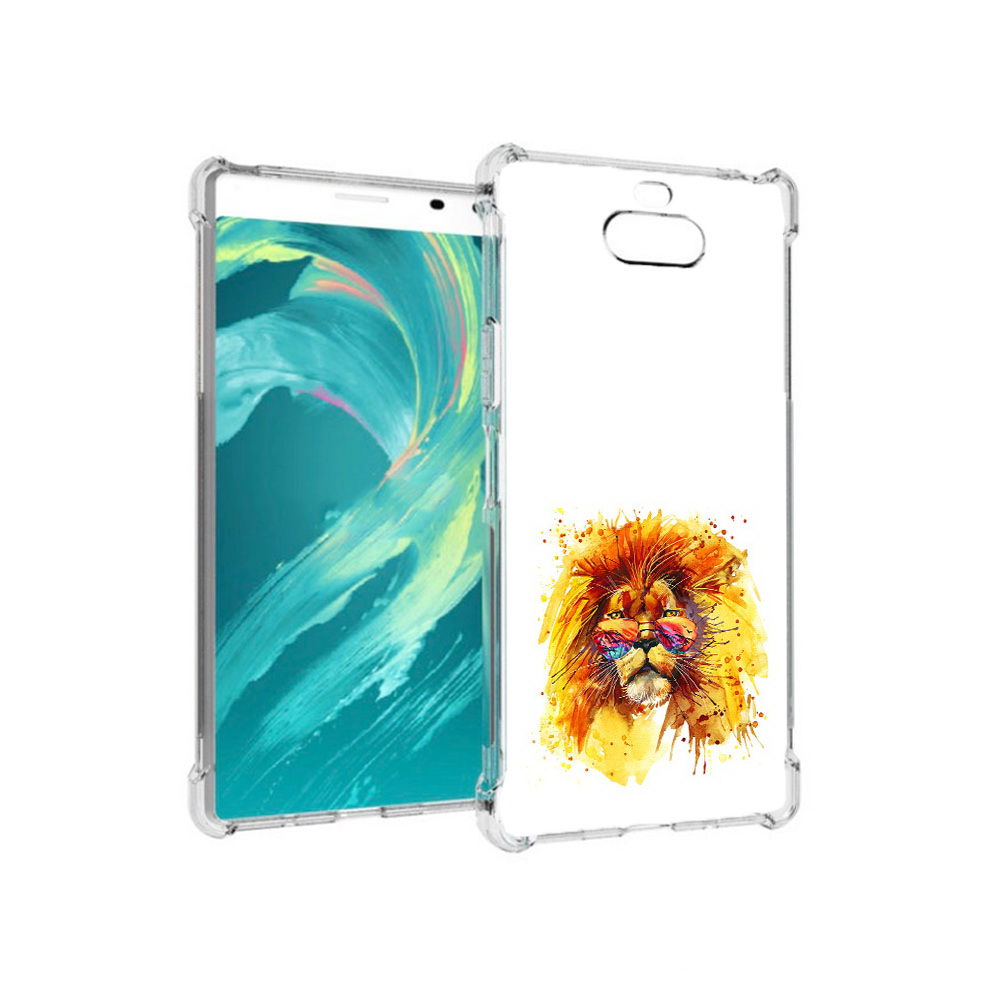 

Чехол MyPads Tocco для Sony 8 лев в очках (PT140835.236.436), Прозрачный, Tocco