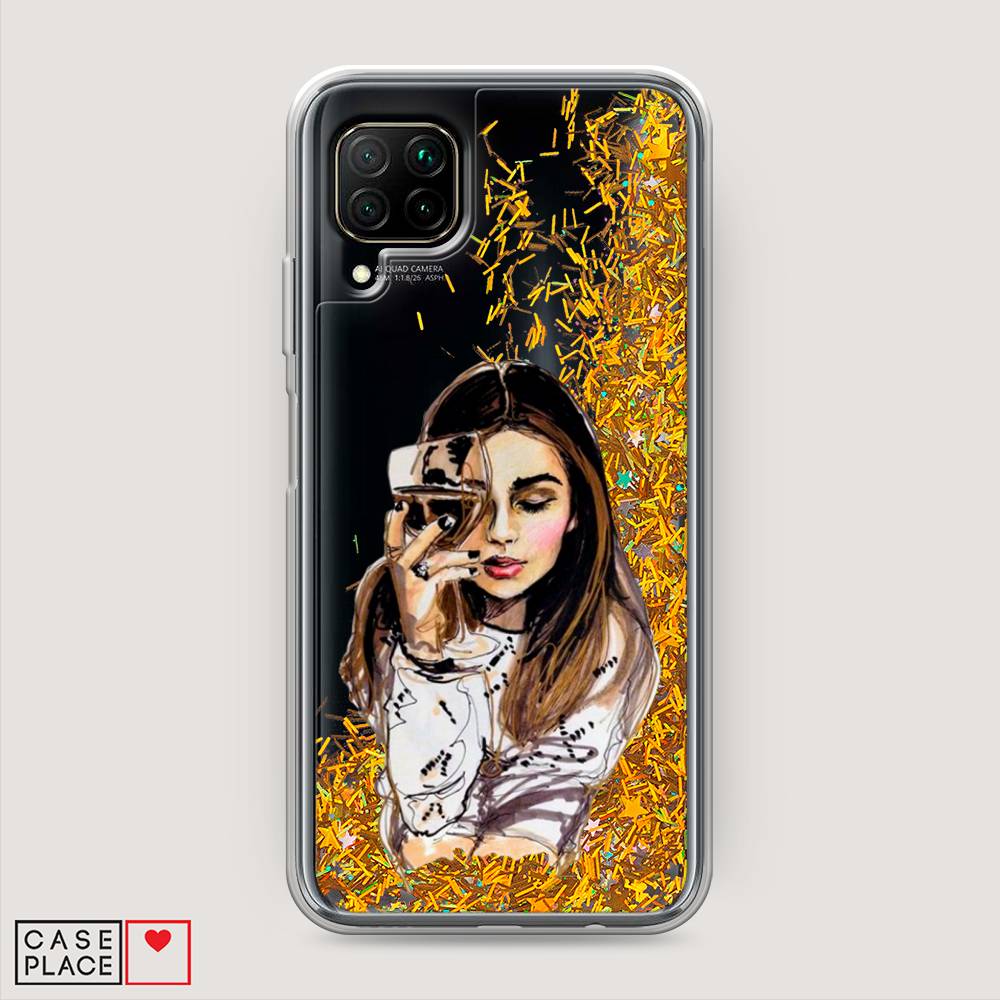 

Чехол Awog "Девушка с бокалом" для Huawei P40 Lite, 611690-1