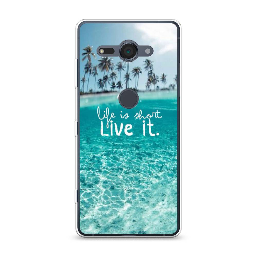 

Чехол Awog на Sony Xperia XZ2 Compact "Live it", Разноцветный, 52950-7