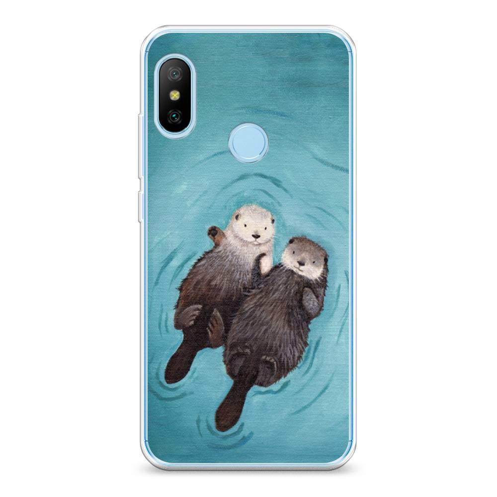 

Чехол Awog на Xiaomi Mi A2 Lite "Парочка бобров", Разноцветный, 34250-10