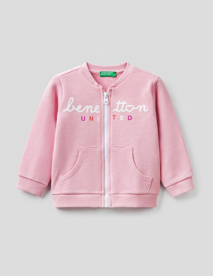 

Толстовка детская Benetton 22P_3J70C5920_31R_82 розовый р.80, 22P_3J70C5920_31R