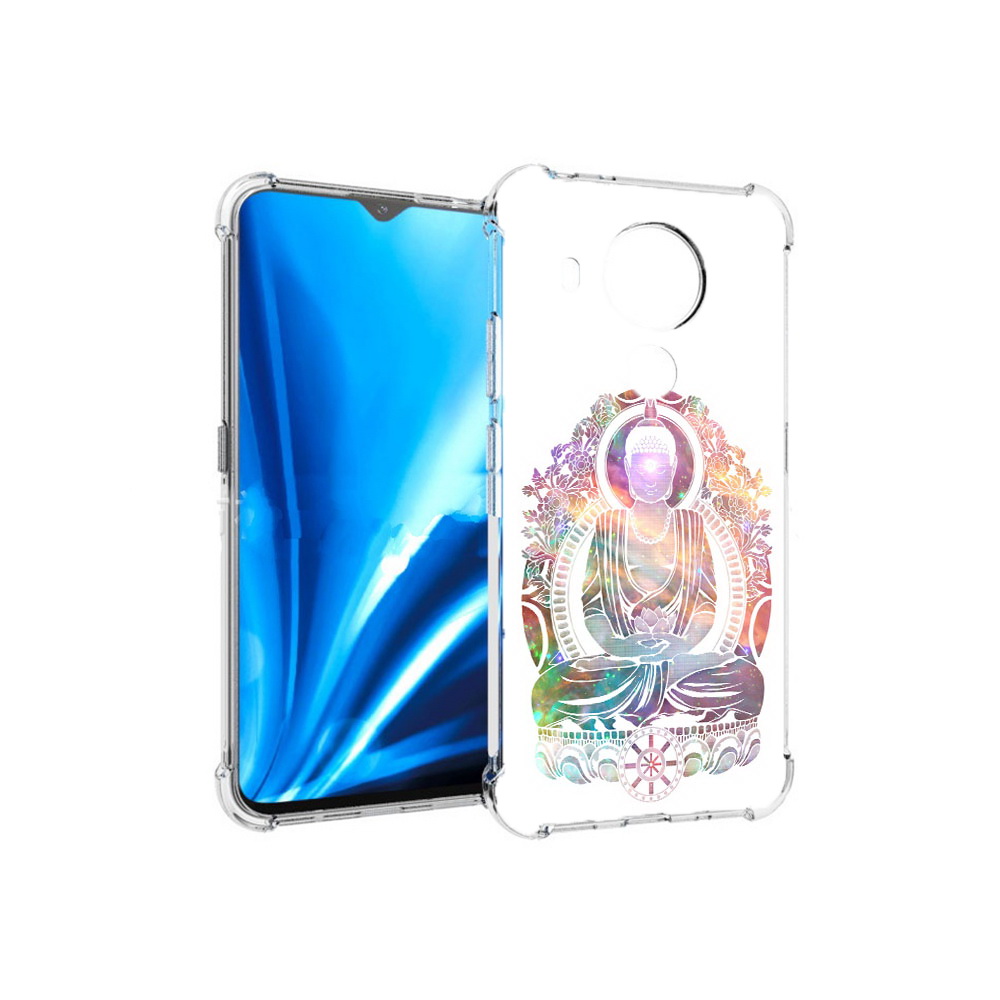 

Чехол MyPads Tocco для Nokia 5.4 умный мужчина абстракция (PT156621.100.651), Прозрачный, Tocco