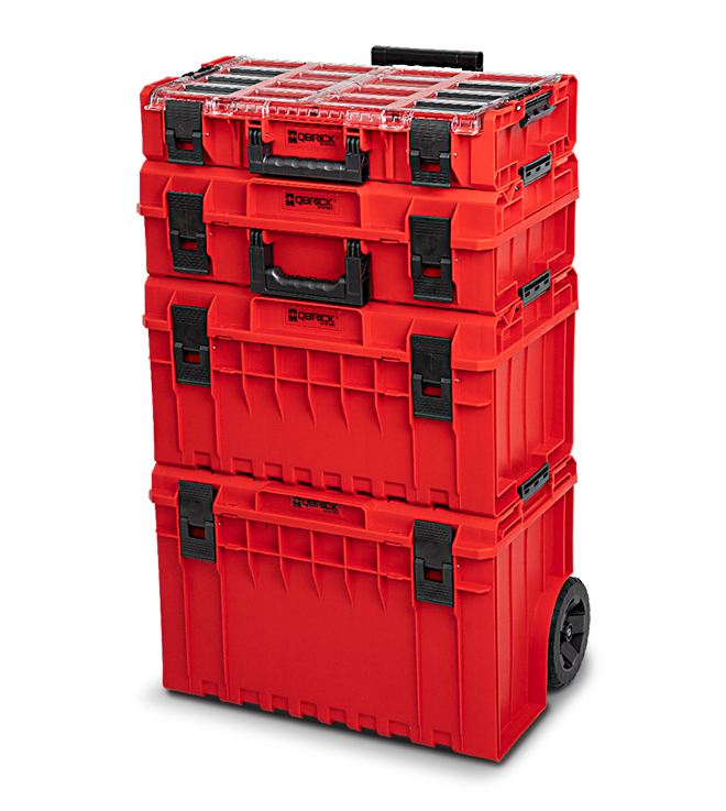 

Набор ящиков Qbrick System ONE Red Ultra HD 4-в-1, красный, 10501348