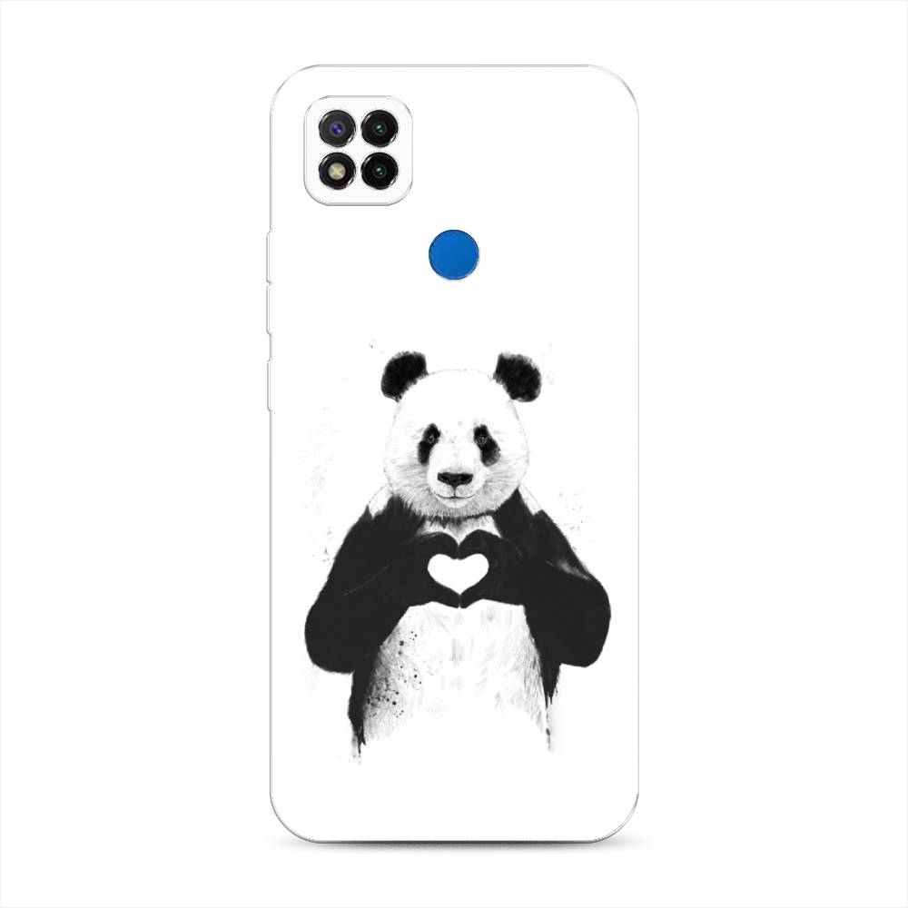 

Чехол Awog на Xiaomi Redmi 9C "Панда love", Разноцветный, 39050-10