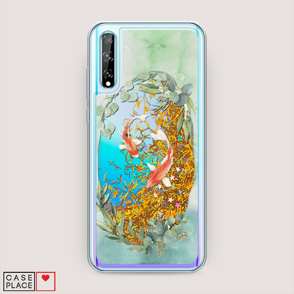 

Чехол Awog на Huawei Y8p "Две золотые рыбки", 6103490-1
