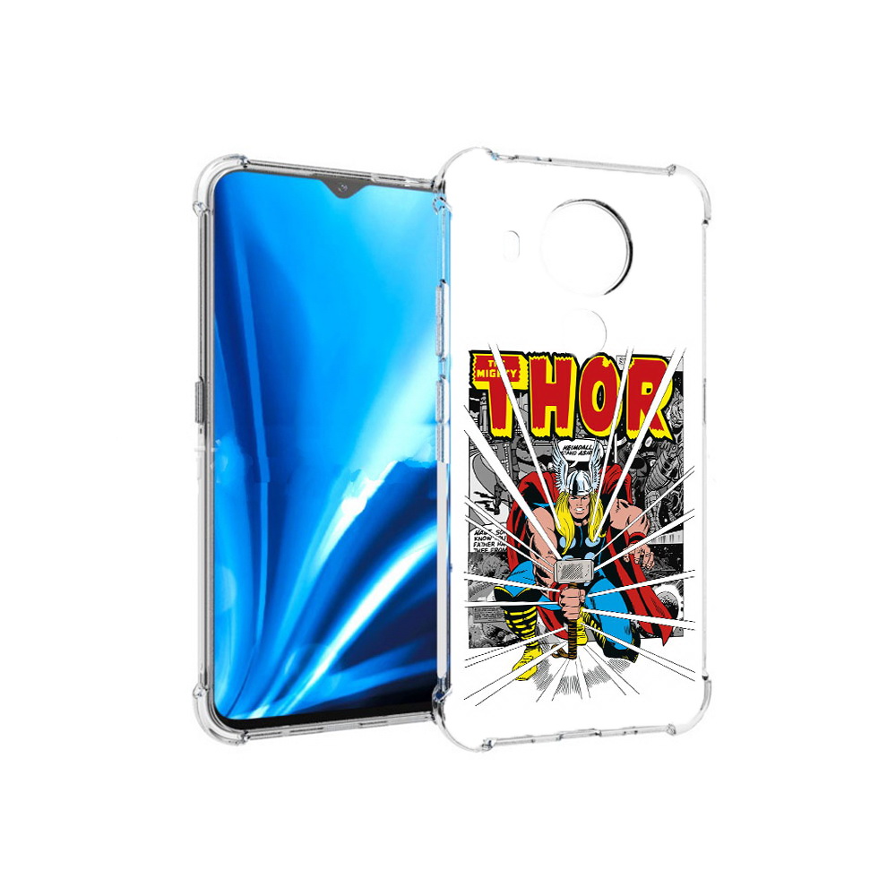 

Чехол MyPads Tocco для Nokia 5.4 тор рисунок (PT156621.100.647), Прозрачный, Tocco