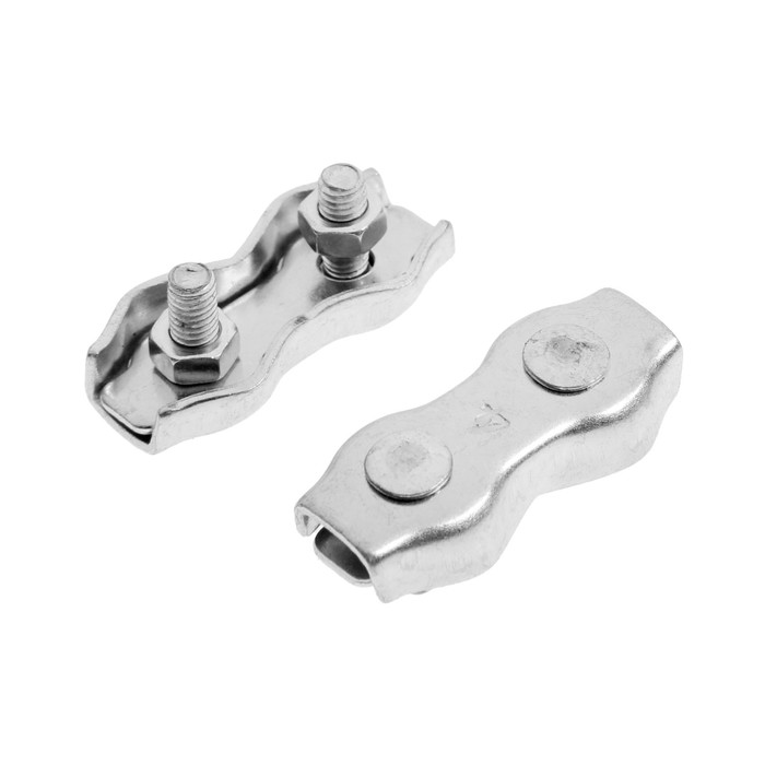 

Соединитель троса двойной DUPLEX, 4 мм, цинк, 100 шт, Серебристый