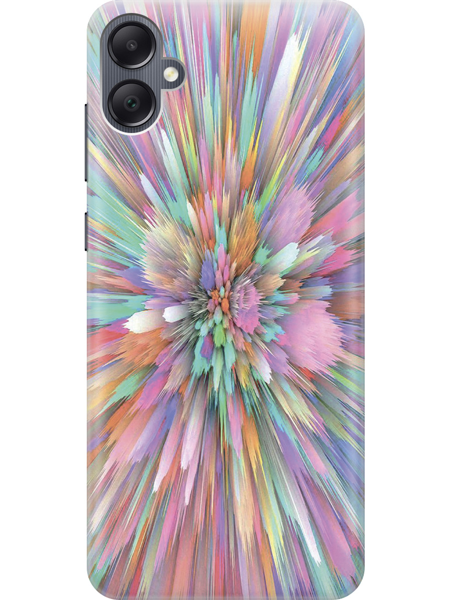 

Силиконовый чехол на Samsung Galaxy A05 "Красочный взрыв", Голубой;розовый, 20001452