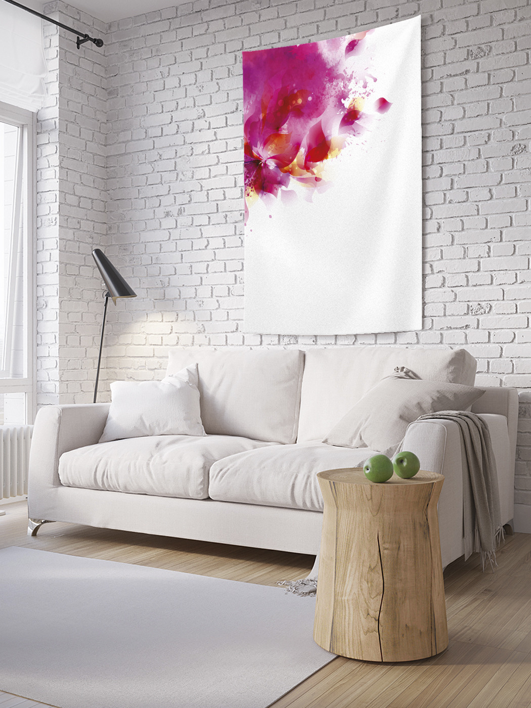 

Вертикальное фотопанно на стену JoyArty Размытый цветок 150x200 см, Размытый цветок