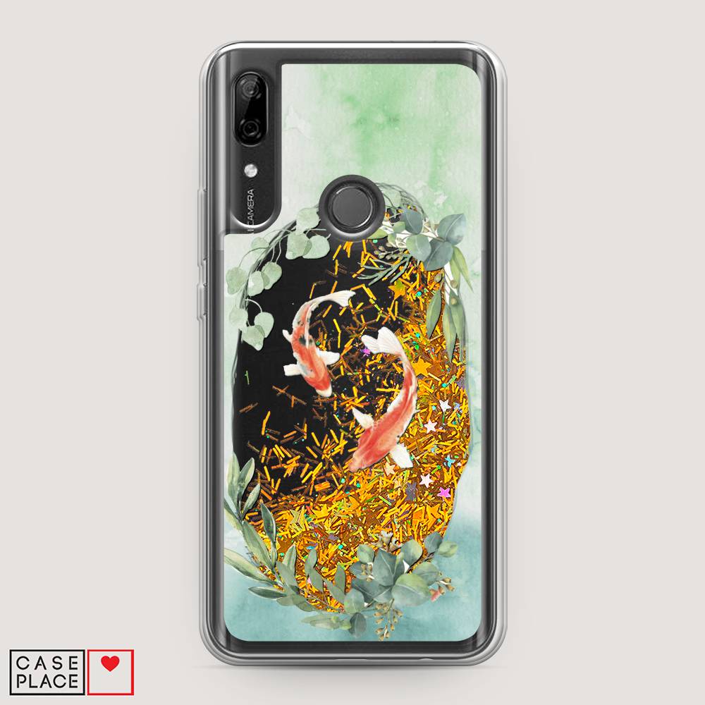 

Чехол Awog на Huawei P Smart Z "Две золотые рыбки", Зеленый, 69490-1