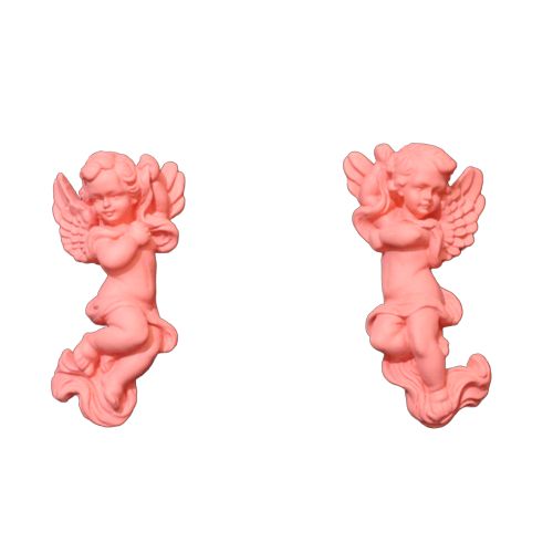 

Статуэтка ZlatDecor, Ангелы маленькие, розовый
