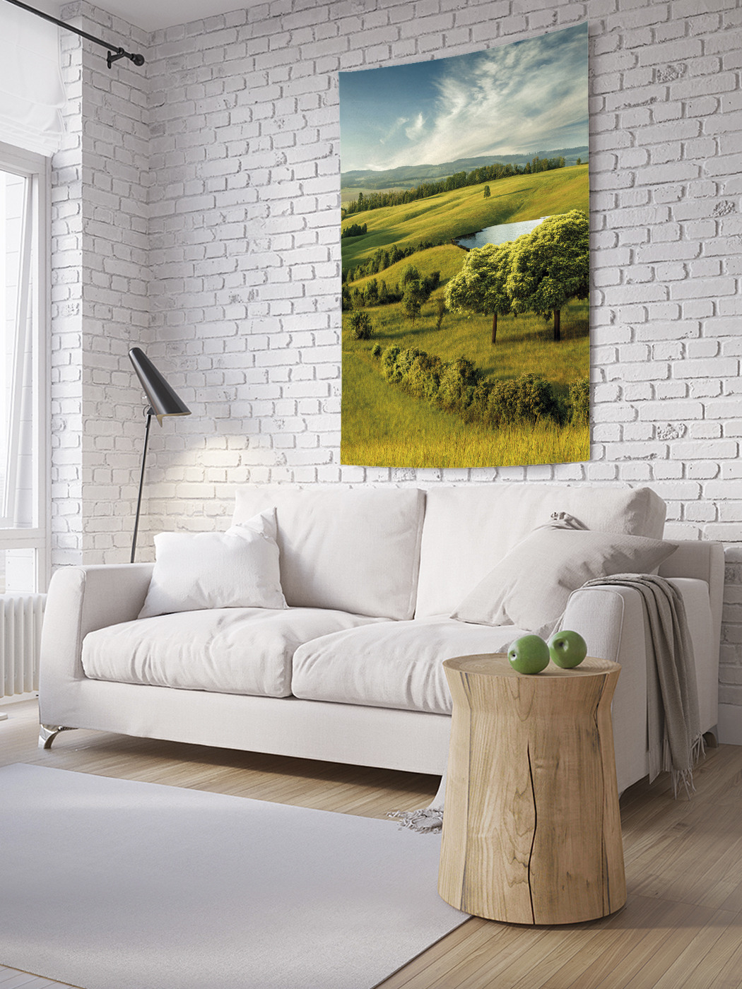 

Вертикальное фотопанно на стену JoyArty Озеро в долине 150x200 см, Озеро в долине