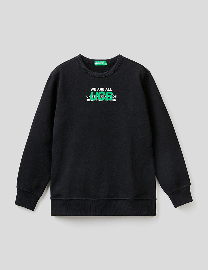 

Свитшот детский Benetton 22P_3J68C100P_100_EL черный р.158, 22P_3J68C100P_100