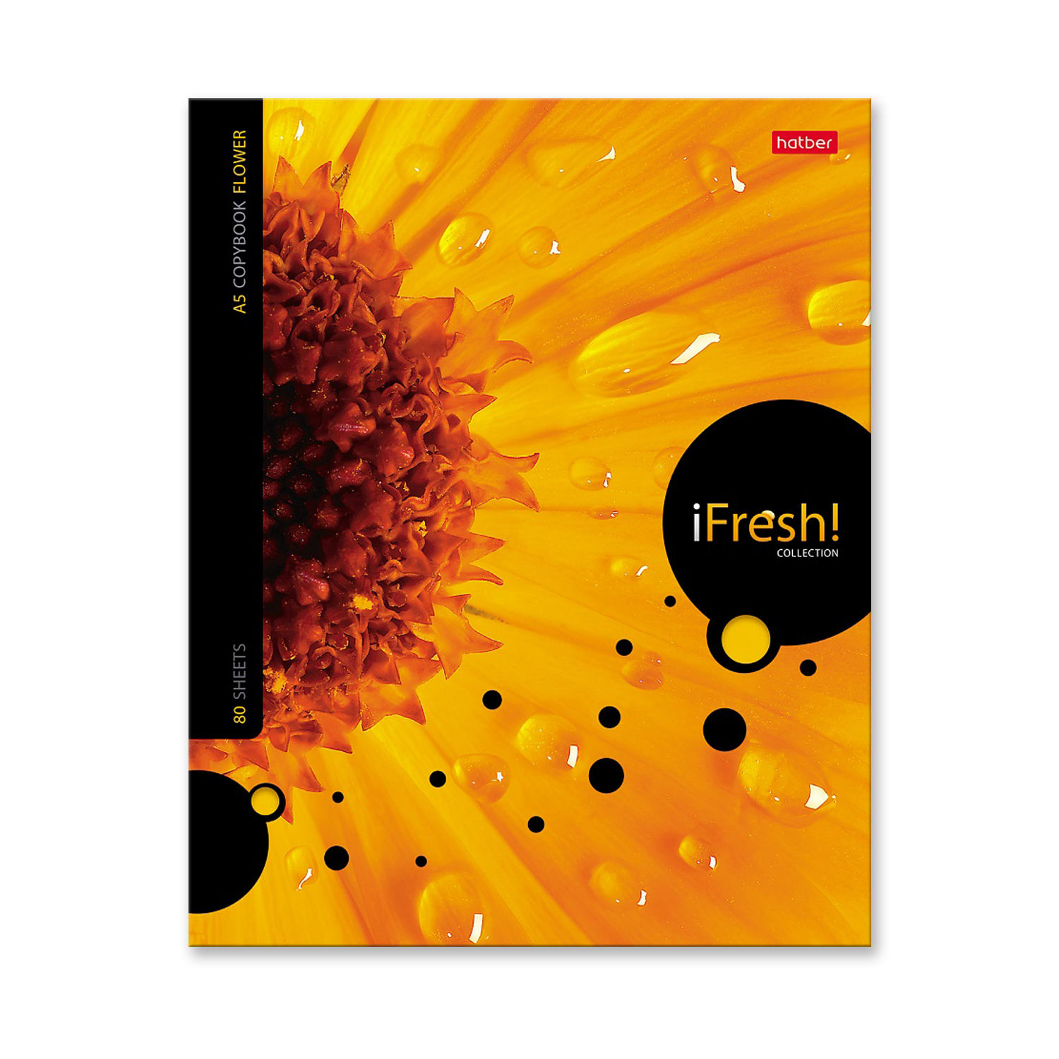 

Тетрадь общая Hatber iFresh 80 листов А5 клетка на гребне