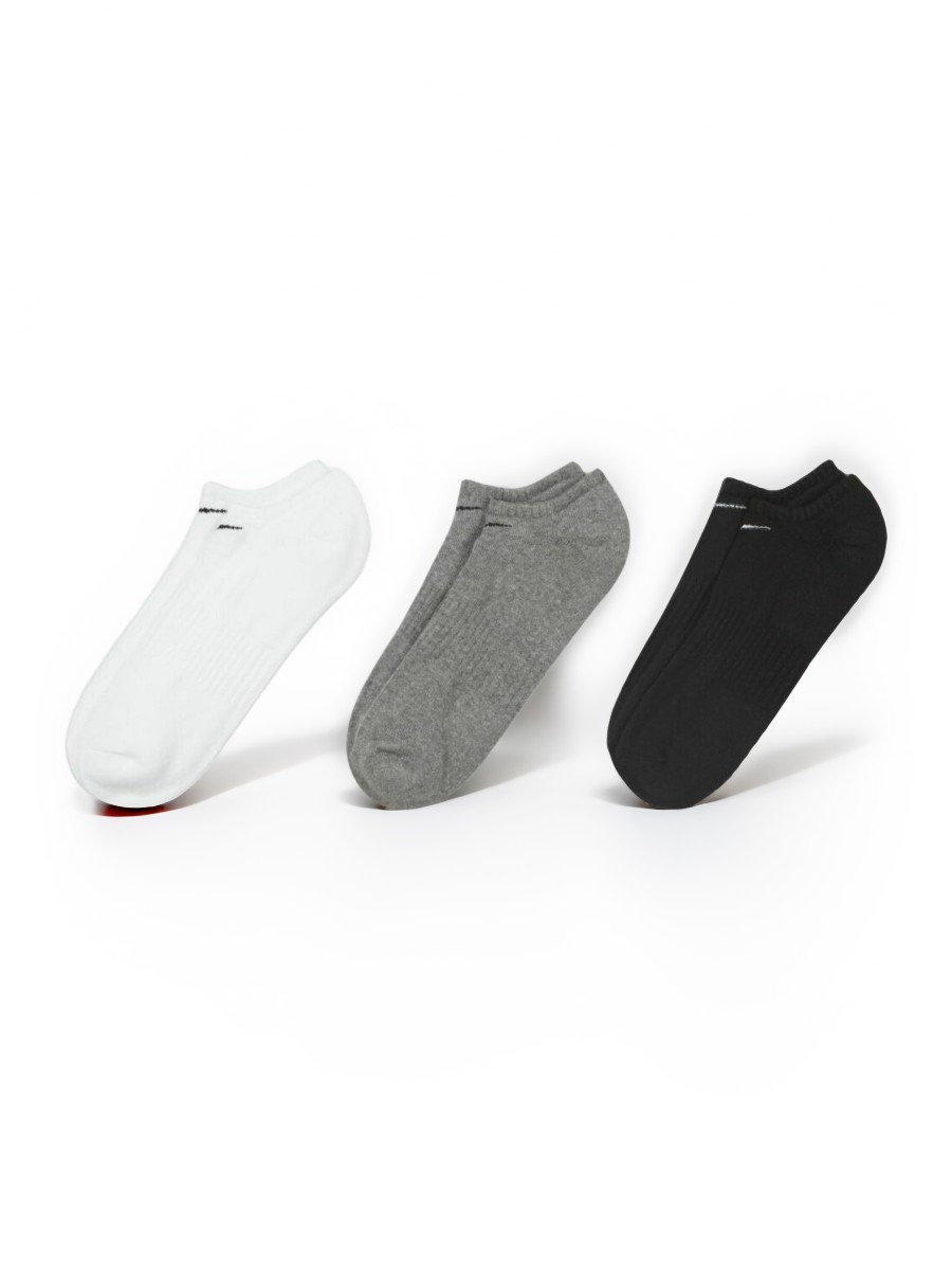 Комплект носков унисекс Nike Everyday Cushion Training No-Show Socks 3 P разноцветных XL 2639₽