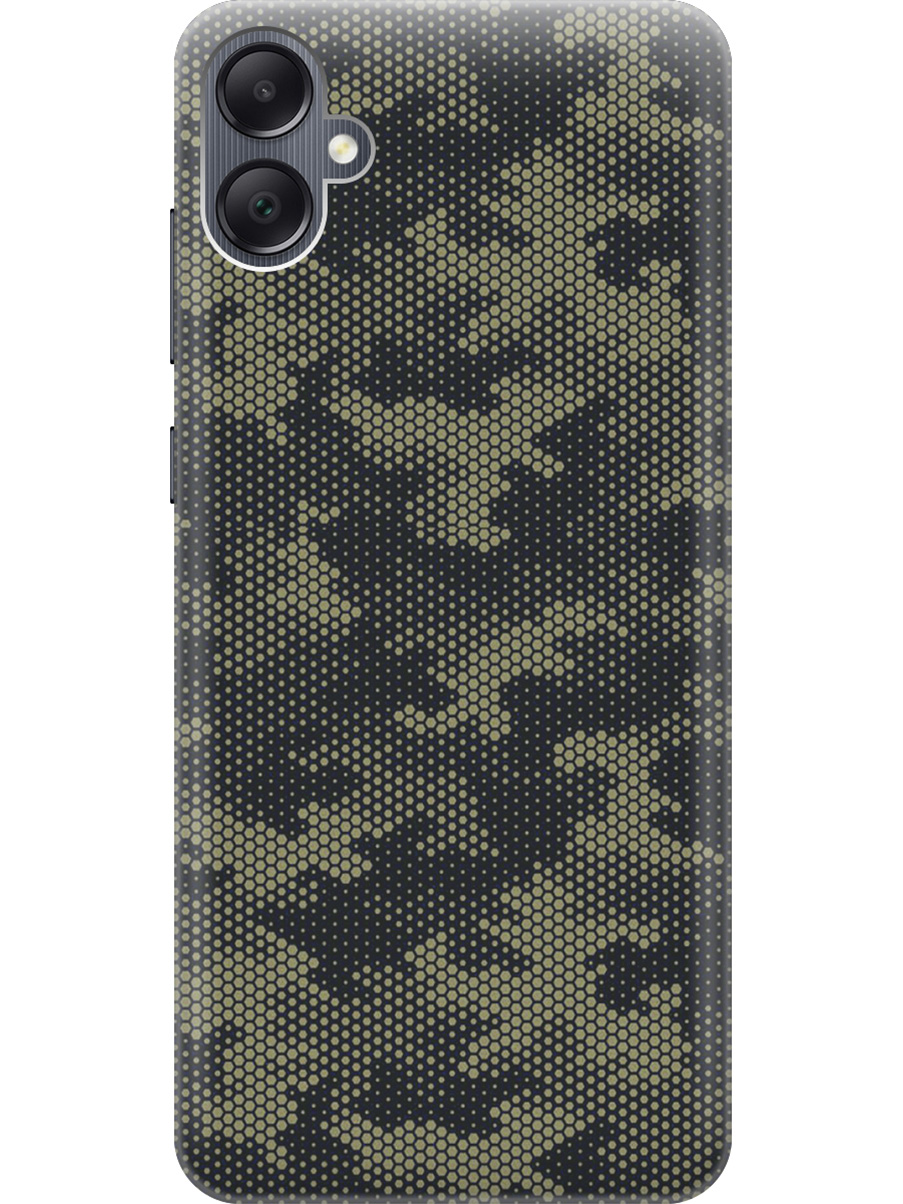 

Силиконовый чехол на Samsung Galaxy A05 "Цифровой камуфляж", Коричневый;черный, 20001452