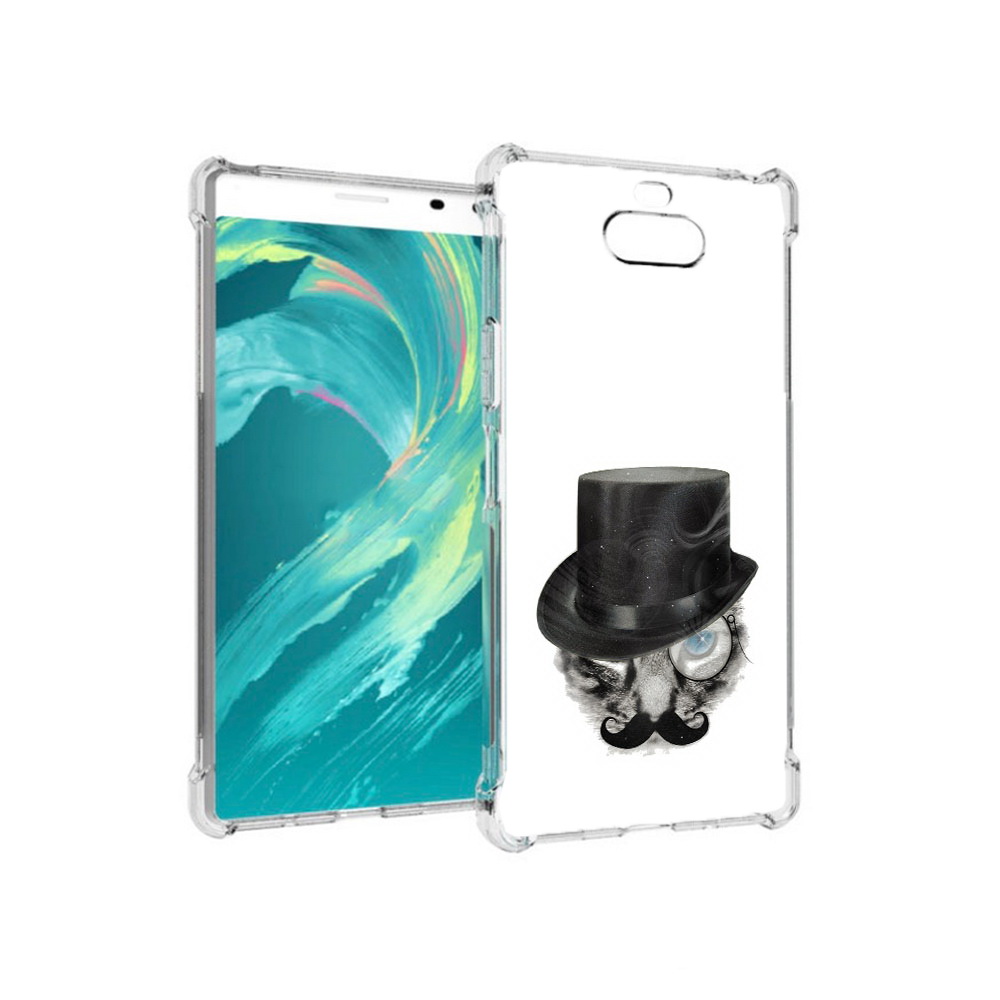 

Чехол MyPads Tocco для Sony 8 интелегентный кот (PT140835.236.378), Прозрачный, Tocco