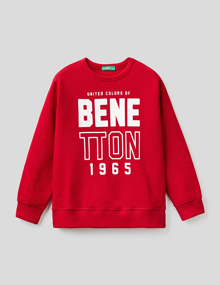 

Свитшот детский Benetton 22P_3J68C100P_015_M красный р.128, 22P_3J68C100P_015