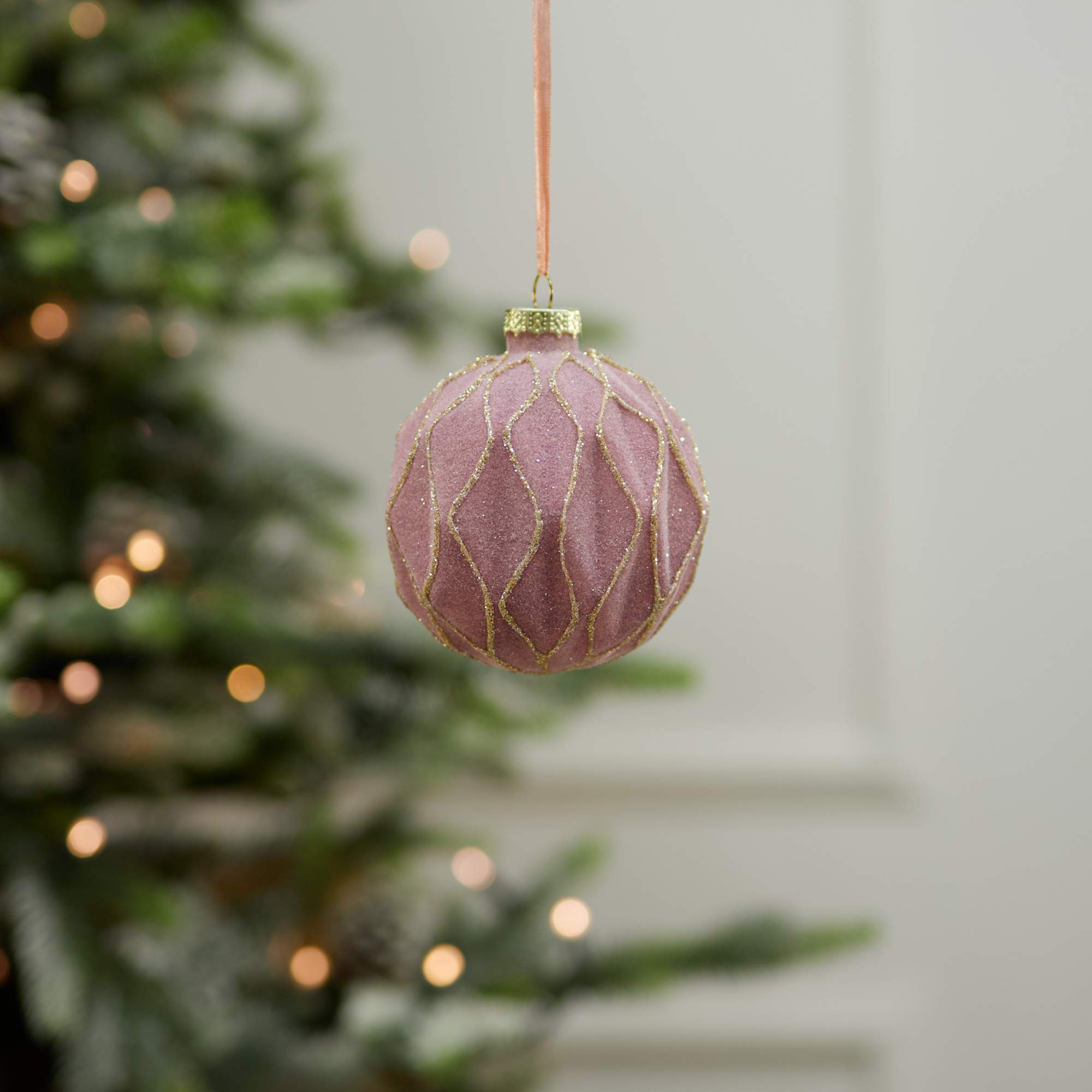 Елочная игрушка Лавка чудес Пыльная роза 1 штука 520₽