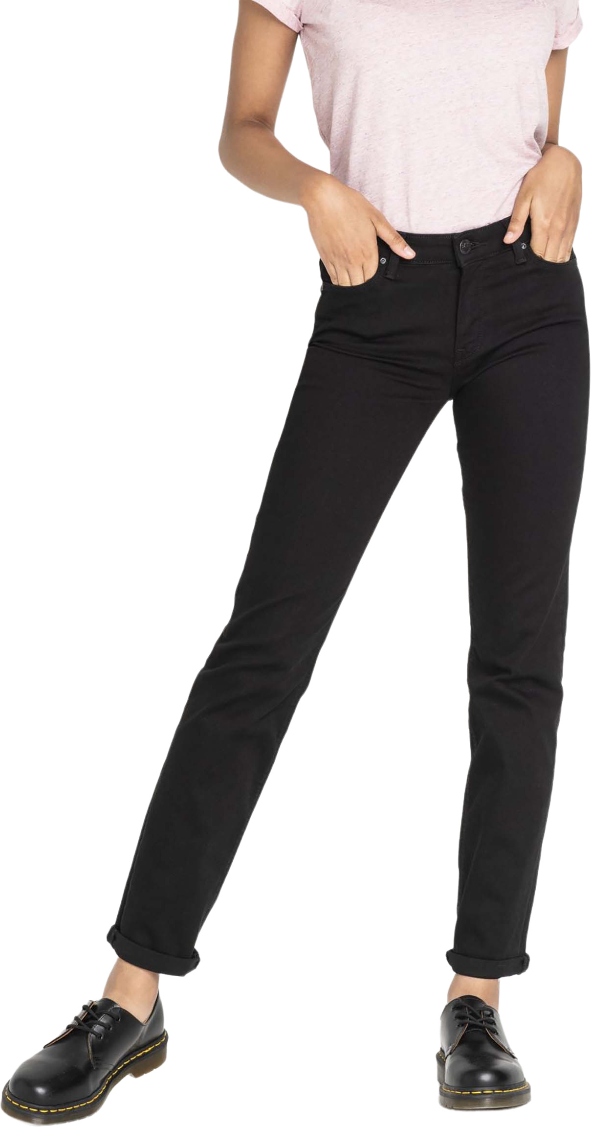 

Джинсы женские Lee Women Marion Straight Jeans черные 27/33, Черный, Women Marion Straight Jeans