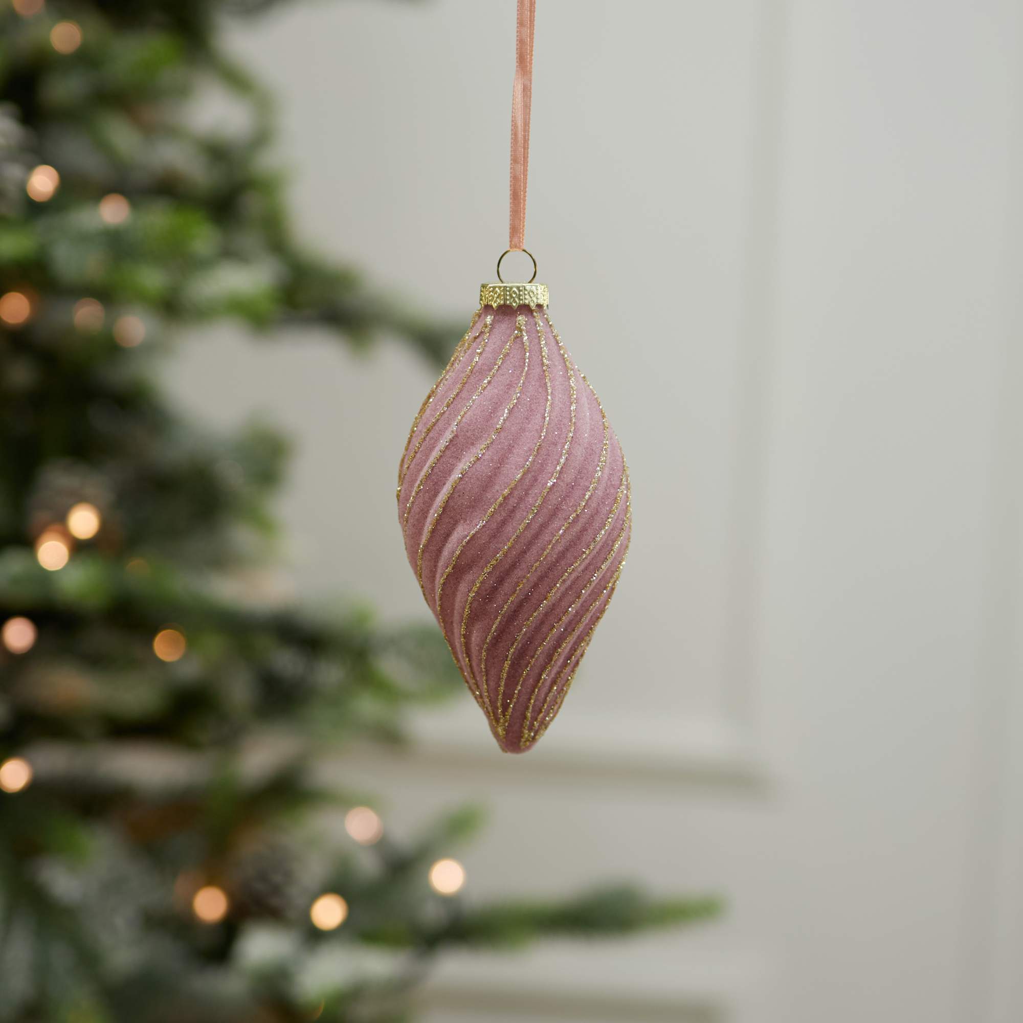 Елочная игрушка Лавка чудес Пыльная роза 1 штука