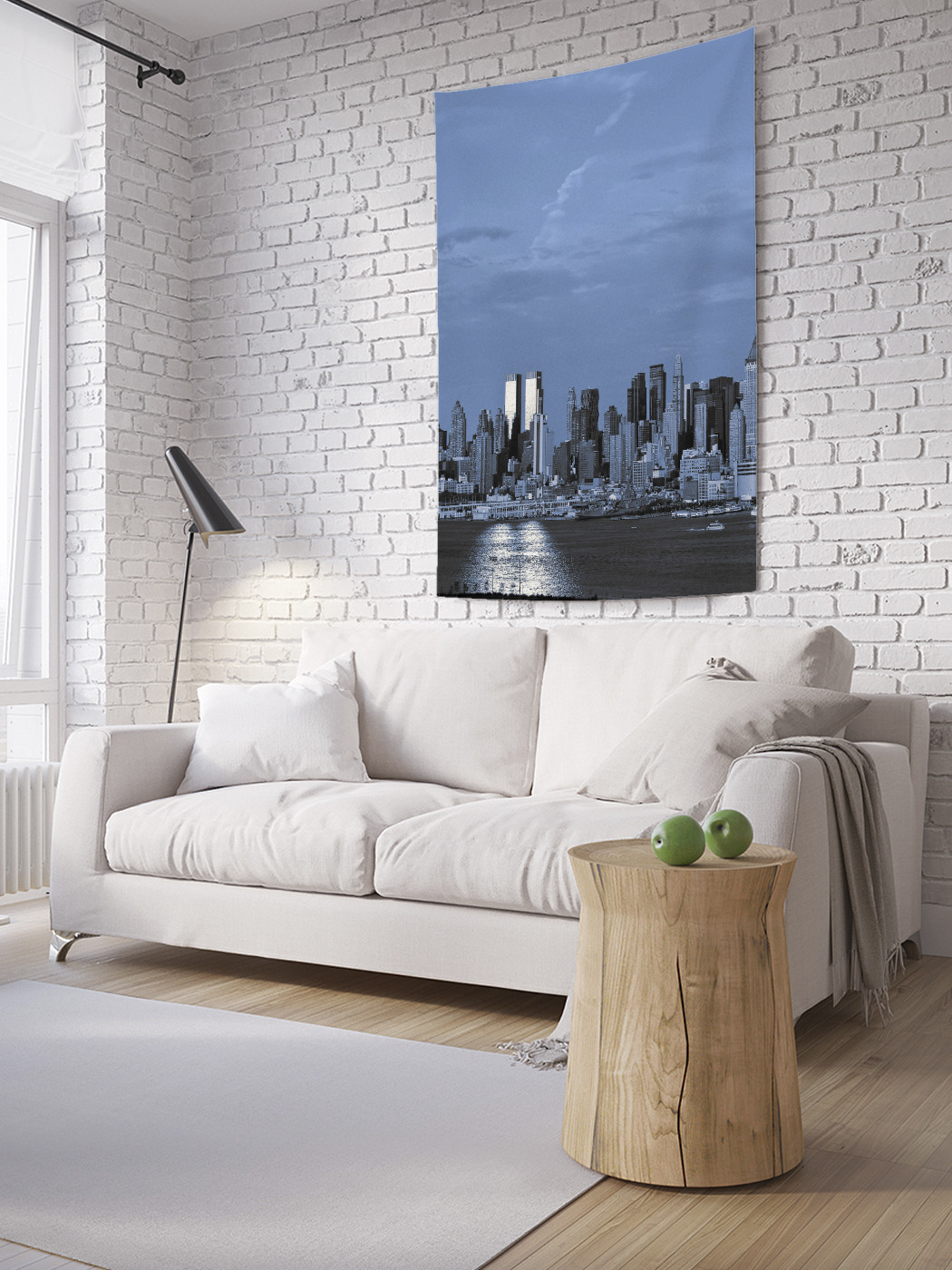 

Вертикальное фотопанно на стену JoyArty Ночной город спит 150x200 см, Ночной город спит