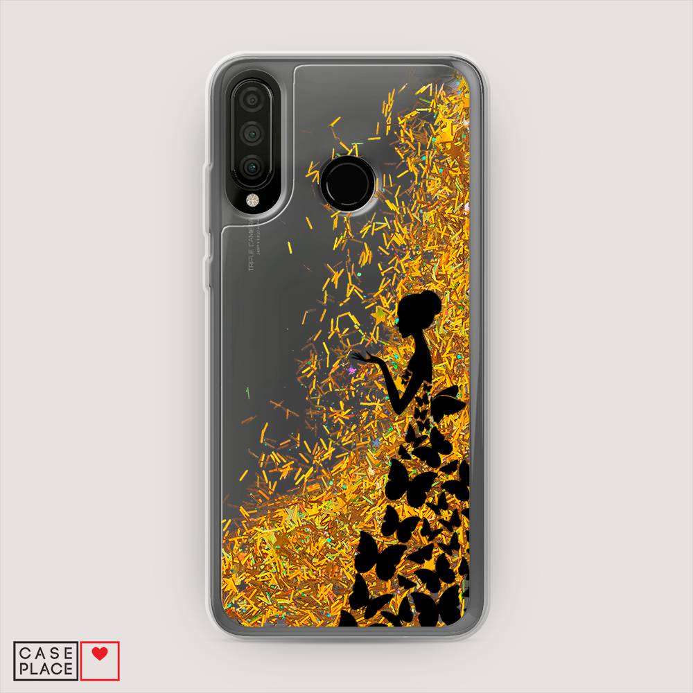 

Чехол Awog на Huawei P30 Lite "Дама в бабочках", Черный;прозрачный, 67990-1