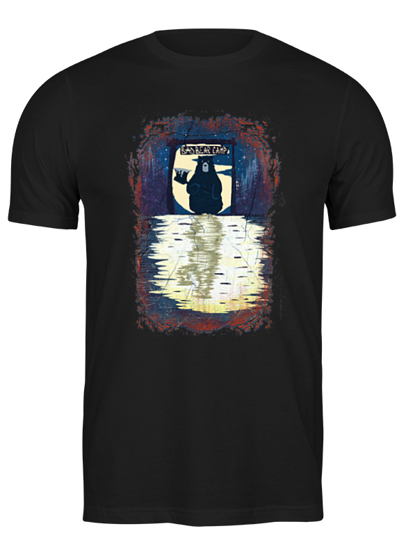 

Футболка мужская Printio Bad bear camp черная XL, Черный, Bad bear camp