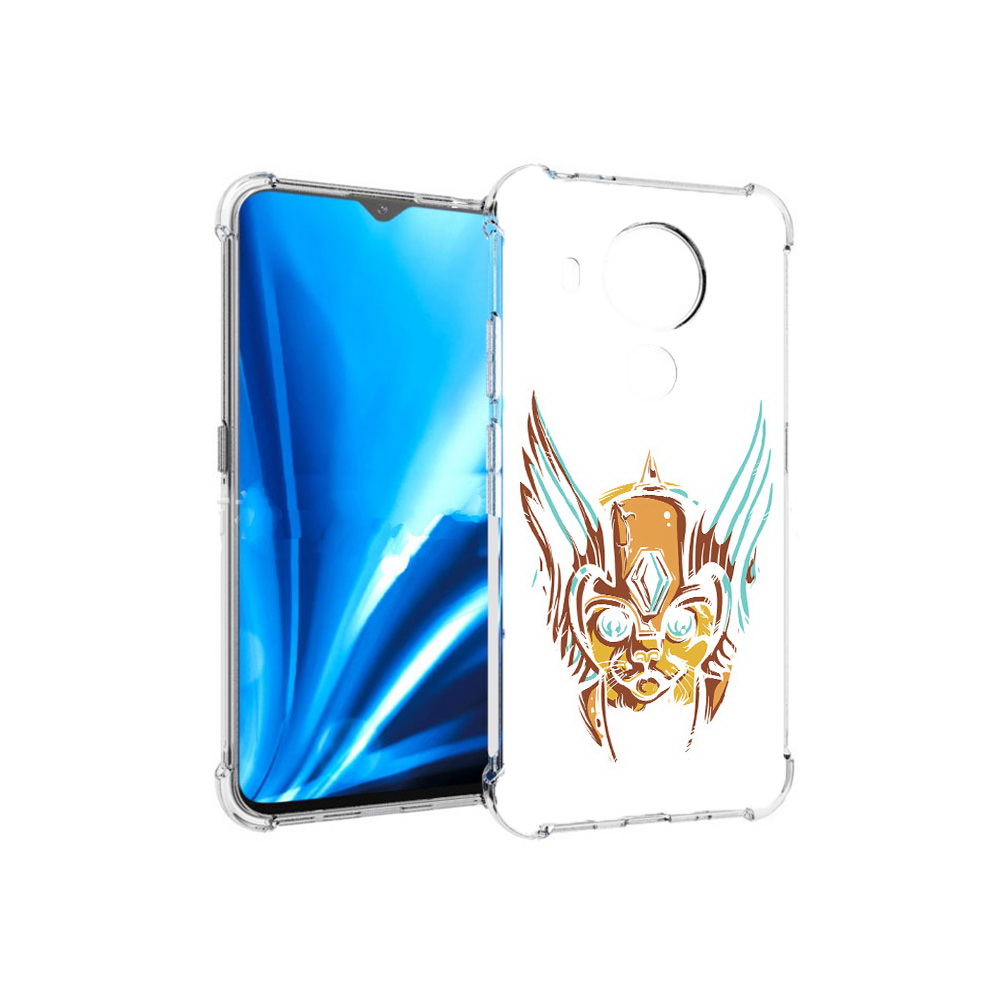 

Чехол MyPads Tocco для Nokia 5.4 тор абстракция (PT156621.100.644), Прозрачный, Tocco