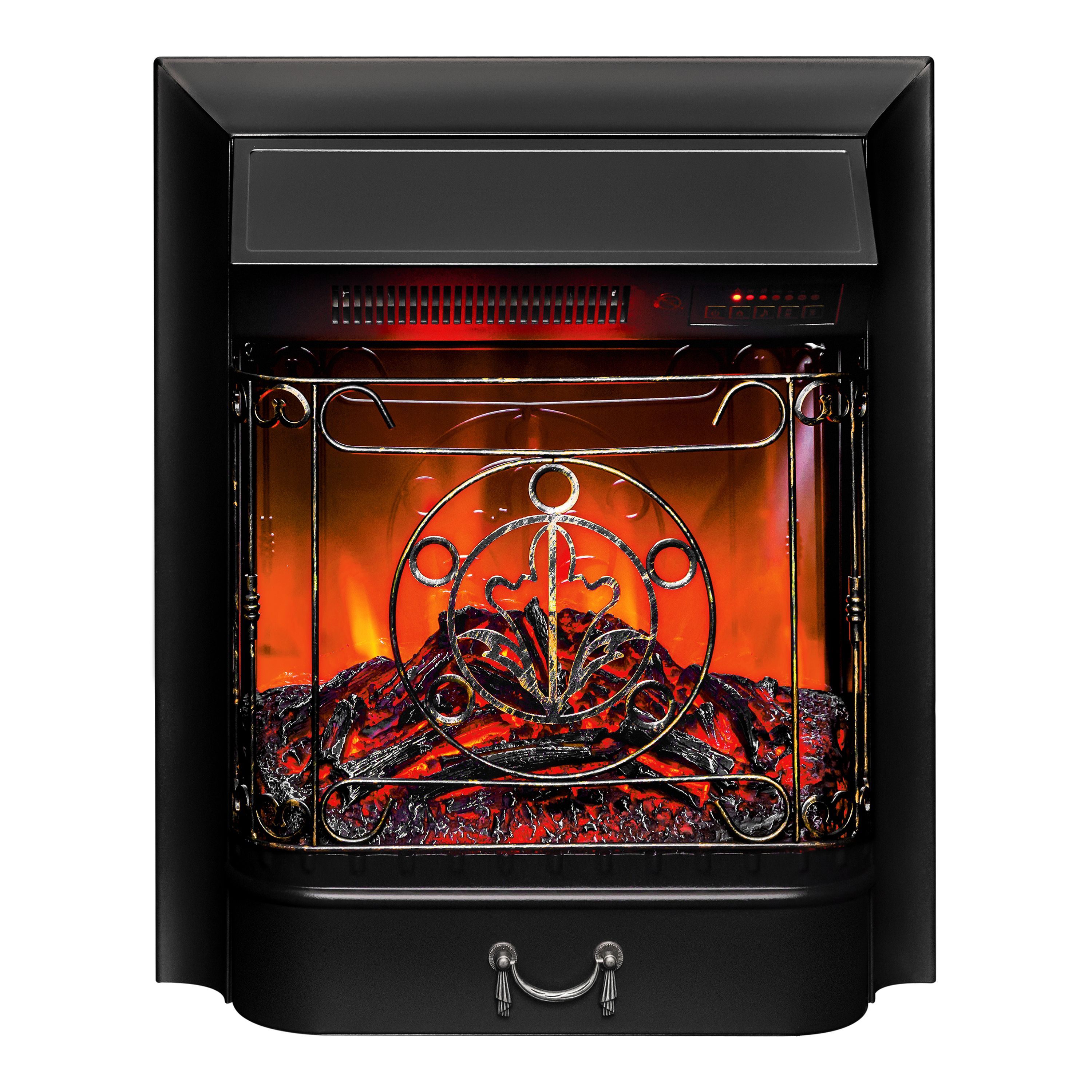 

Электрокамин RealFlame Majestic Lux Black с пультом, Majestic Lux Black с пультом