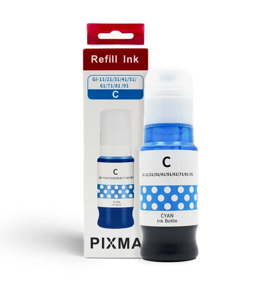 

Чернила для струйного принтера Inkmaster GI-41 C (PIXMA G1420/G2420) голубой, совместимый, GI-41 C