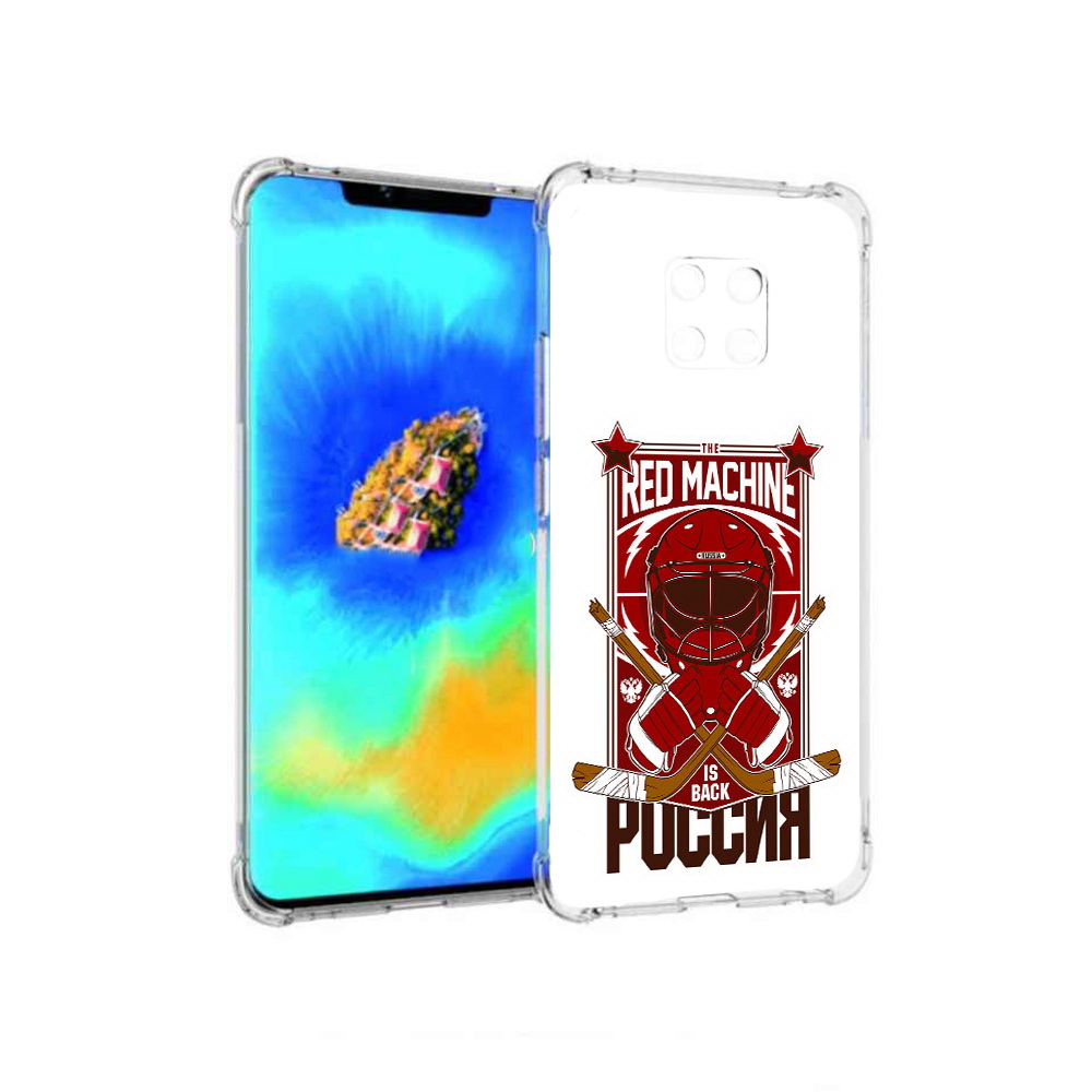 

Чехол MyPads хоккей россия для Huawei Mate 20 Pro, Прозрачный, Tocco
