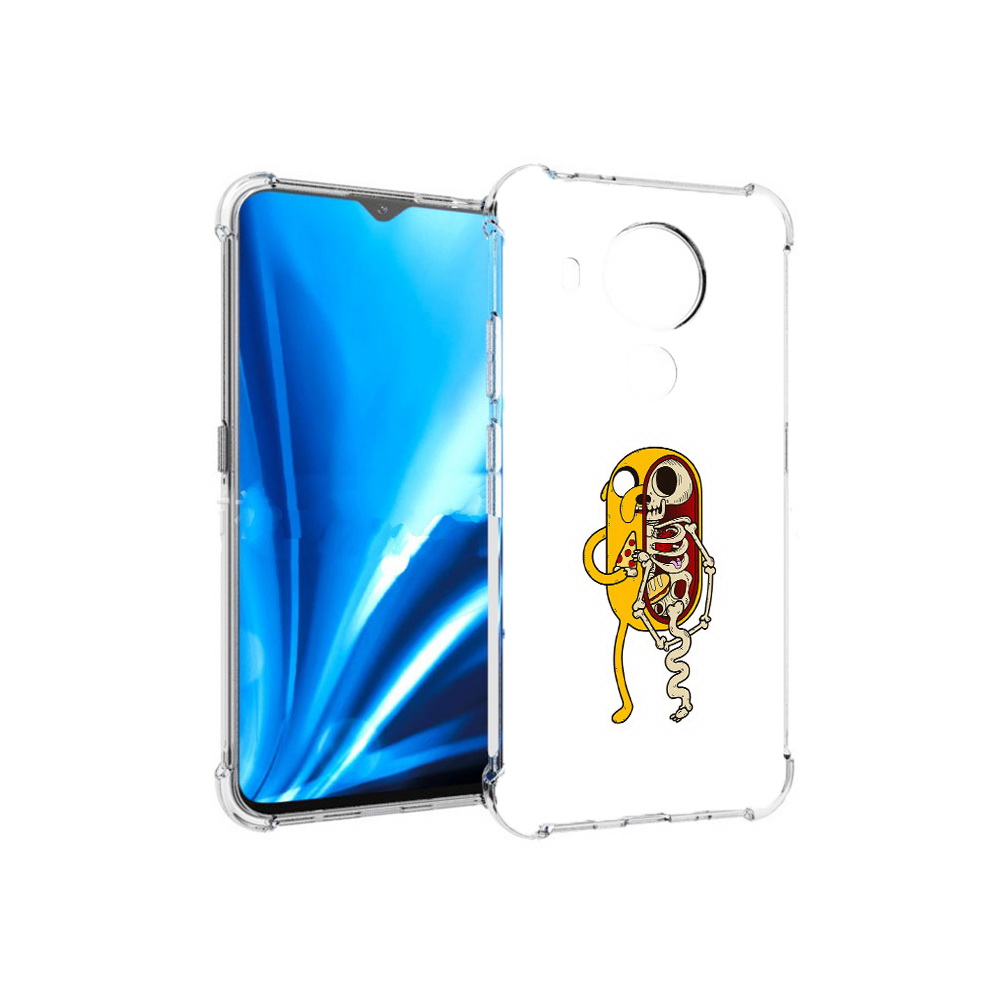 

Чехол MyPads Tocco для Nokia 5.4 Джейк скелет (PT156621.100.64), Прозрачный, Tocco