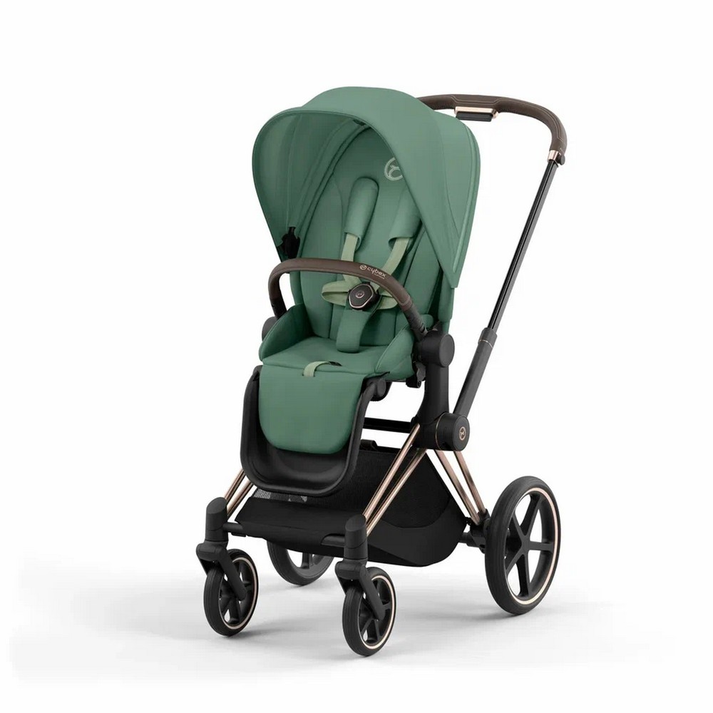 Прогулочная коляска Cybex Priam IV Leaf Green, шасси rosegold